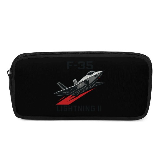 F-35 Lightning II Stealth Fighter Jet Art Pencil Cases