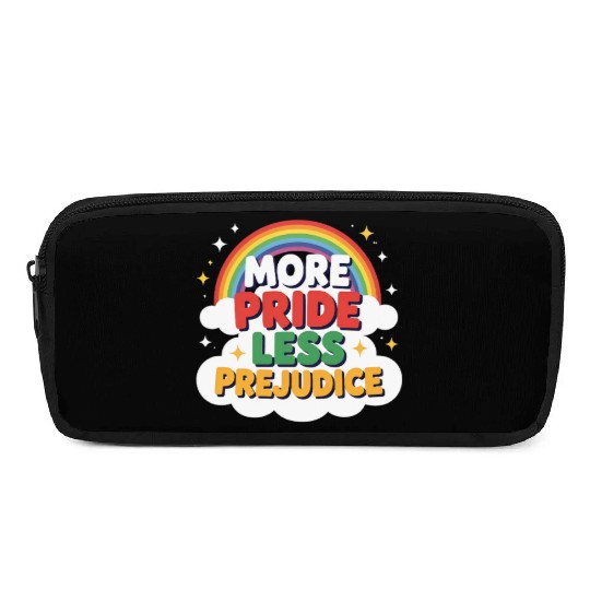 More Pride Less Prejudice Rainbow Pride Month LGBT Pencil Cases