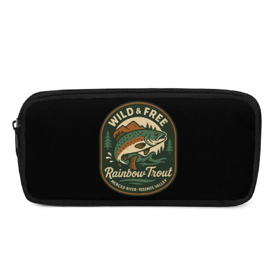 Rainbow Trout Pencil Cases