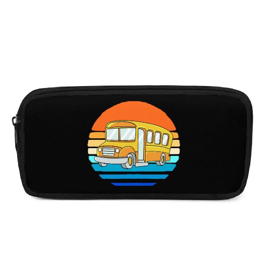 School Bus Driver Pencil Cases