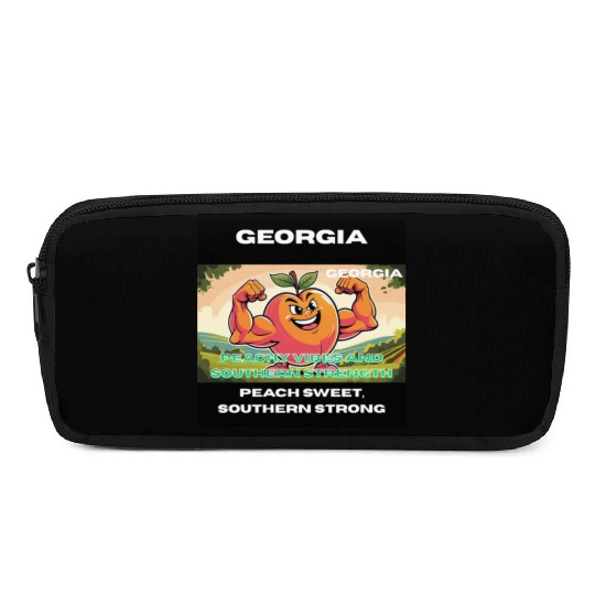 Georgia Peach State Art Pencil Cases