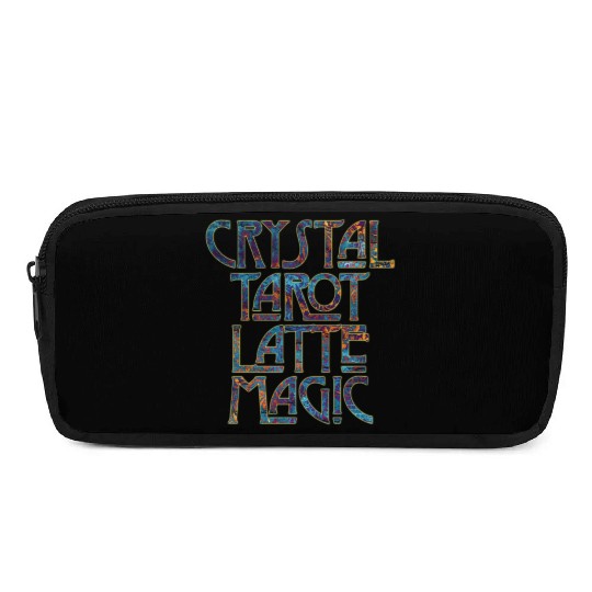 Crystal Tarot Latte Magic-Coffee Coven Collective Pencil Cases