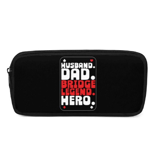 Bridge Player Husband Dad Bridge Legend Pencil Cases