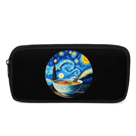Van Gogh's Starry Night ramen noodle Bowl japanese Pencil Cases