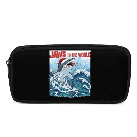 Jaws to the World – Christmastime Shark Attack Pencil Cases