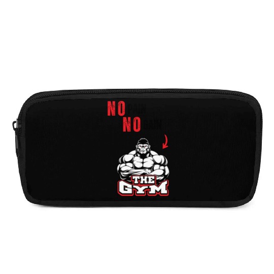 No Pain No Gain – Strongman Gorilla Gym  Pencil Cases