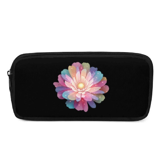 Ethereal Lotus Bloom Digital Art Pencil Cases