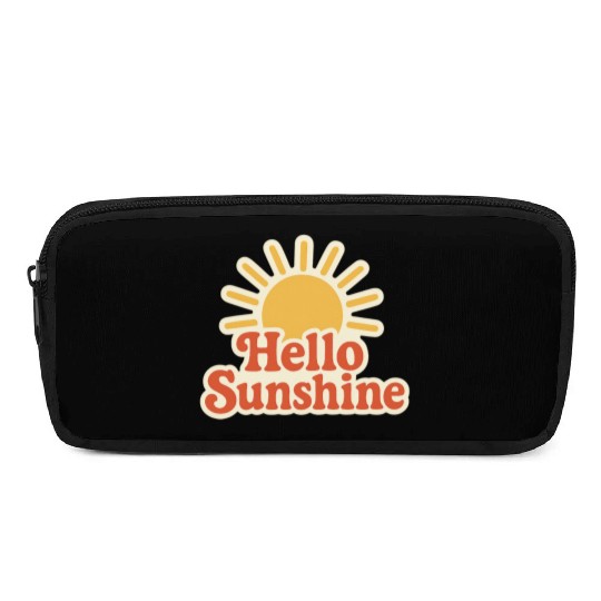 Sunrise Hello Sunshine Illustration Pencil Cases