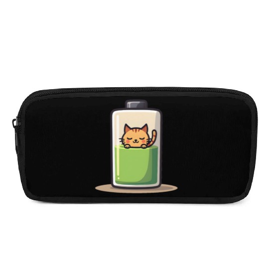 Cat Nap Battery Pencil Cases