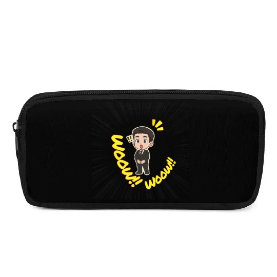 Surprised Business Man Illustration Pencil Cases