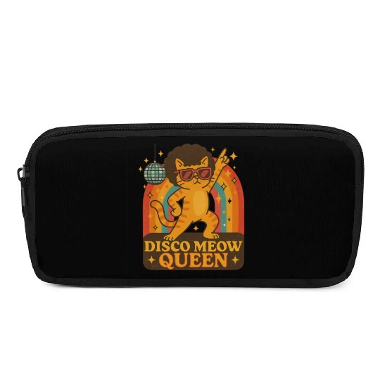 Disco Meow Queen – Groovy Cat Dance Pencil Cases