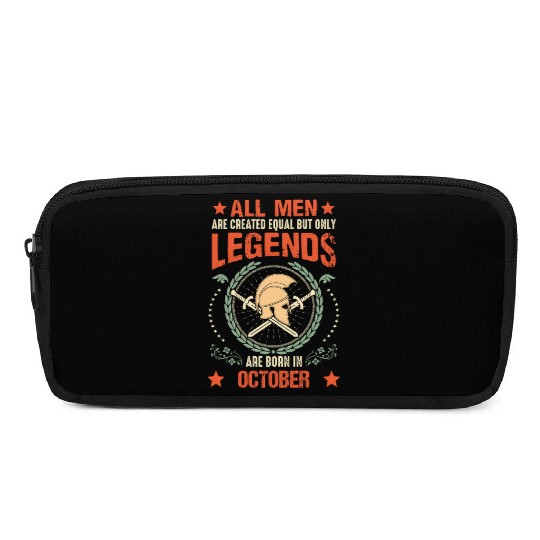 Sparta Legend Born in October Pencil Cases