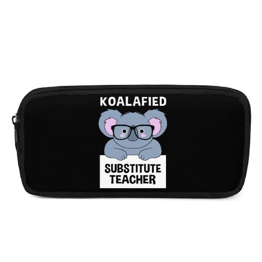 Substitute Teacher Koala School Teaching Pencil Cases
