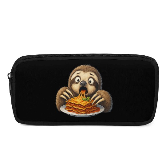 Sloth lasagna Italian food surprise Pencil Cases