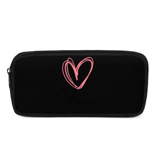 You Are Enough - Self Love Heart Design Pencil Cases