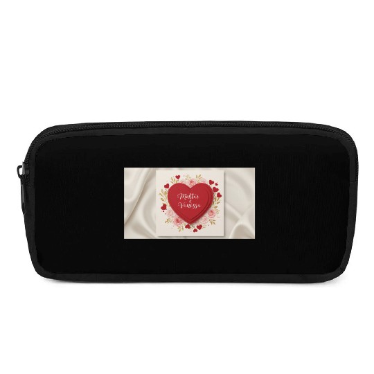 A luxurious Valentine's Day greeting card  Pencil Cases