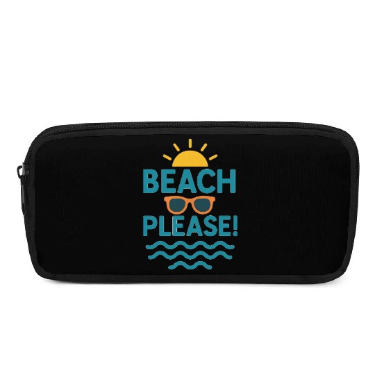 Sunny Beach Vacation Graphic Pencil Cases