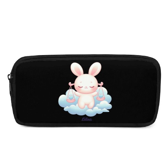 Sweet Bunny Libra Illustration Pencil Cases