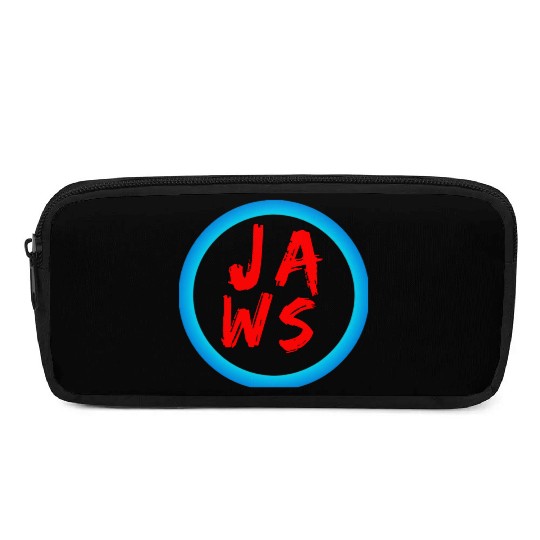 Vibrant Graffiti Style JAWS Logo Pencil Cases