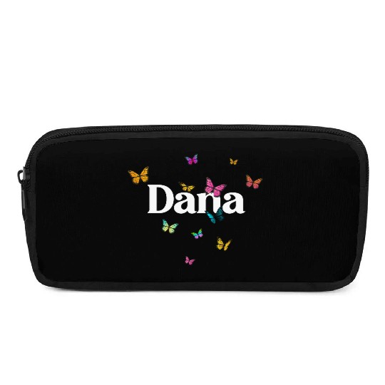 DANA - beautiful girl name with cute butterflies Pencil Cases