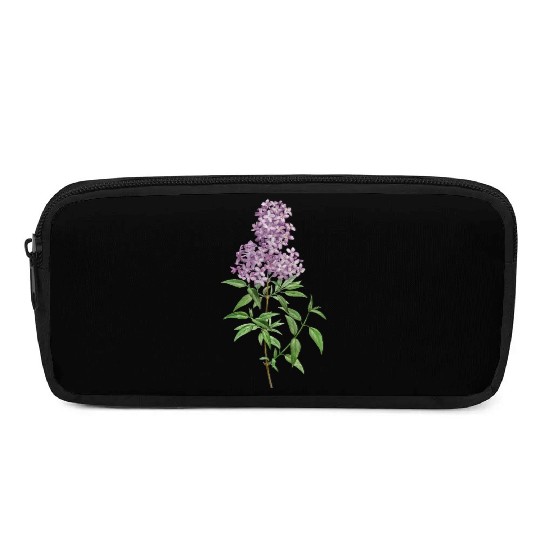 Lavender Bloom Botanical Illustration Pencil Cases