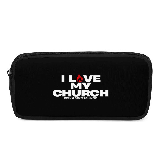 I Love my Church - Red Pencil Cases