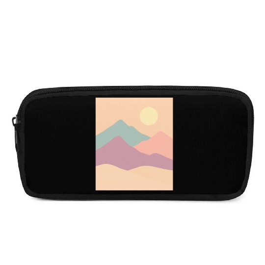 Pastel Mountain Serenity Pencil Cases