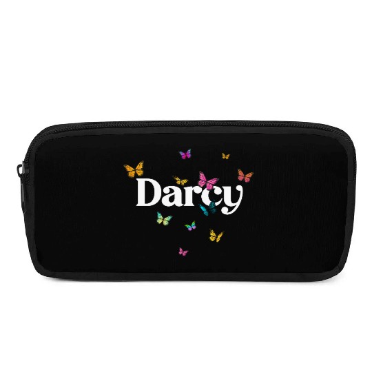 DARCY - beautiful girl name with cute butterflies Pencil Cases