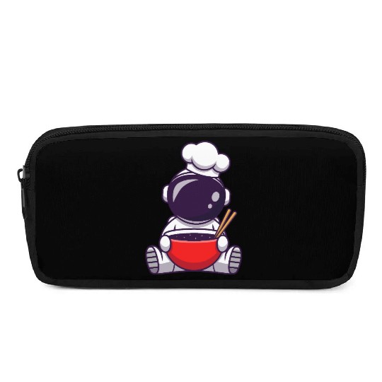 Cosmic Chef Cartoon Design Pencil Cases