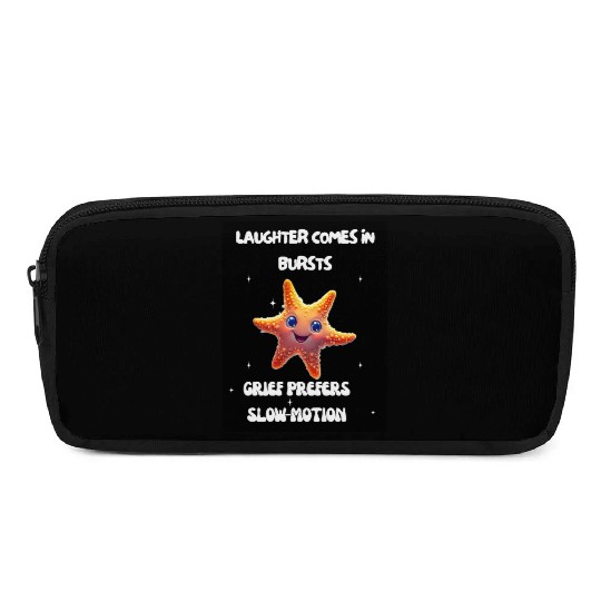 Whimsical Starfish with Playful Quotes Pencil Cases