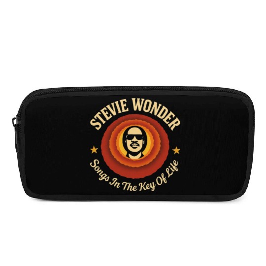 Stevie Wonder Pencil Cases rtro vintage Songs in the