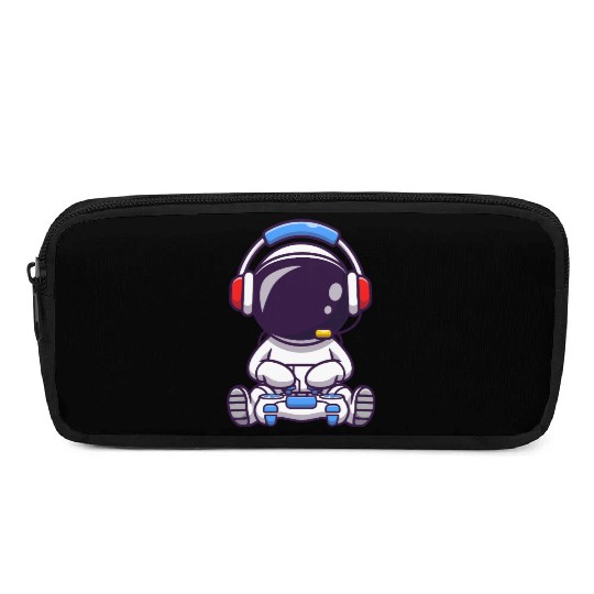 Galactic Gamers Alien Cartoon Design Pencil Cases