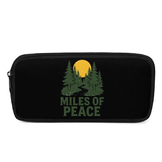 Serene Nature Road Sunset Design Pencil Cases