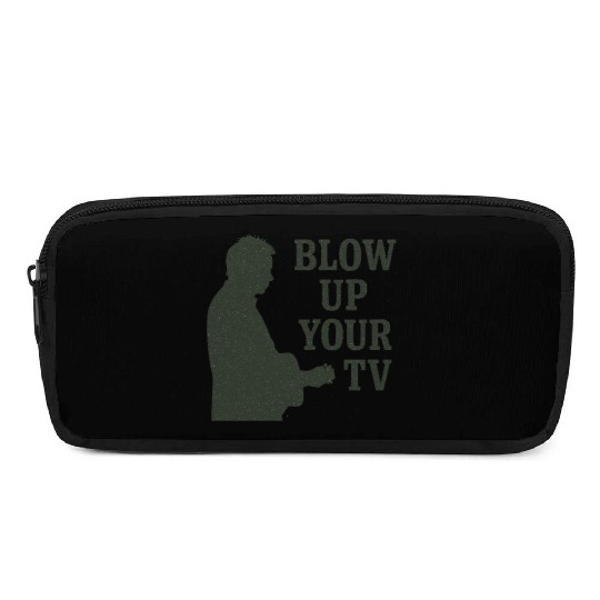 Blow Up Your TV! Dark Green Pencil Cases