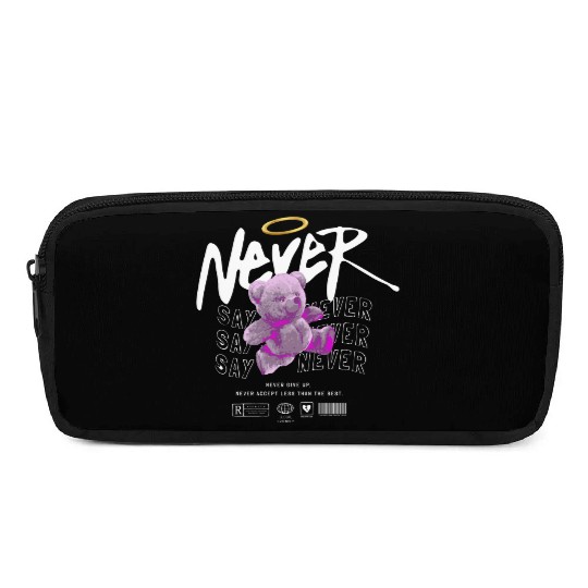 Inspirational Teddy Bear with Angel Halo Pencil Cases