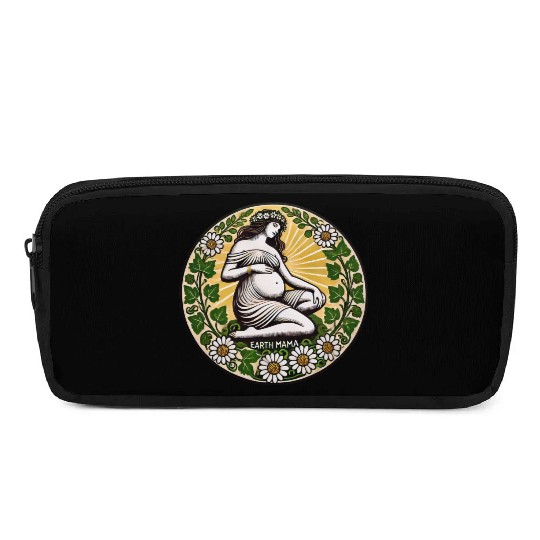 Earth Mama Nature Goddess Design Pencil Cases