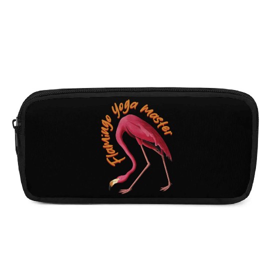 Flamingo Yoga Master Design Pencil Cases