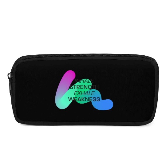 Inspirational Breath Motivation Design Pencil Cases