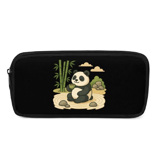 Serene Panda in Bamboo Garden Pencil Cases