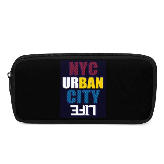 Vibrant NYC Urban City Typography life Pencil Cases