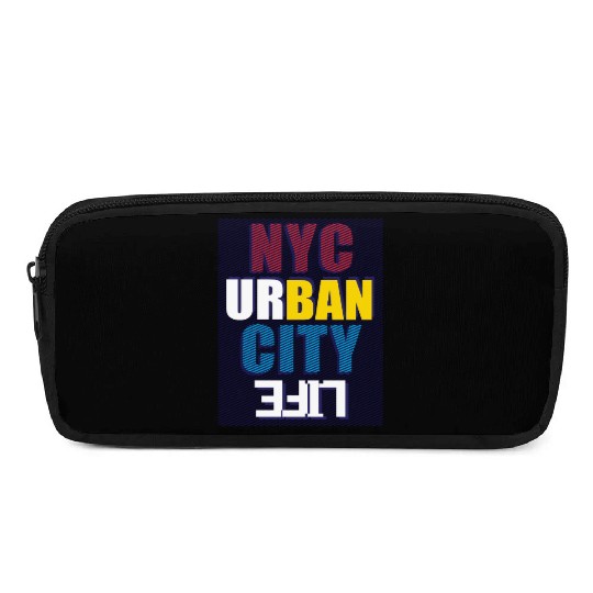 Vibrant NYC Urban City Typography life Pencil Cases