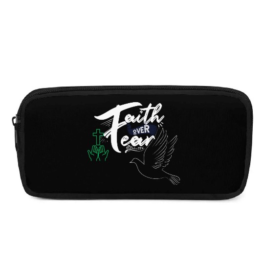 Faith Over Fear Inspirational Design Pencil Cases