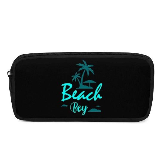 Neon Beach Boy Nostalgia Design Pencil Cases