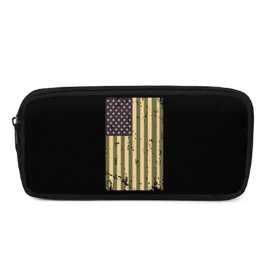 Camouflage US Flag Pencil Cases