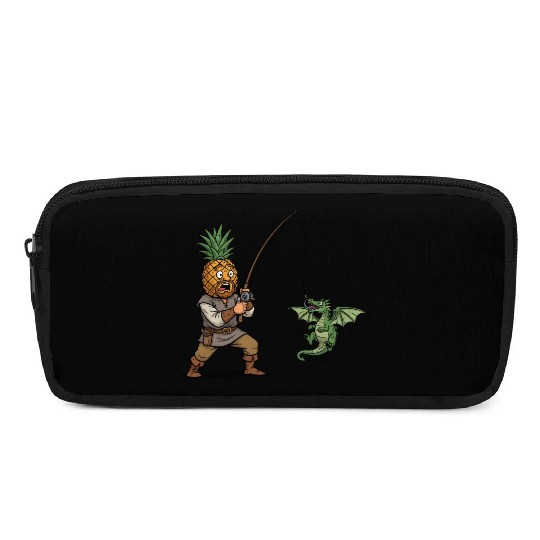 Tropical Fishing Adventure Illustration Pencil Cases