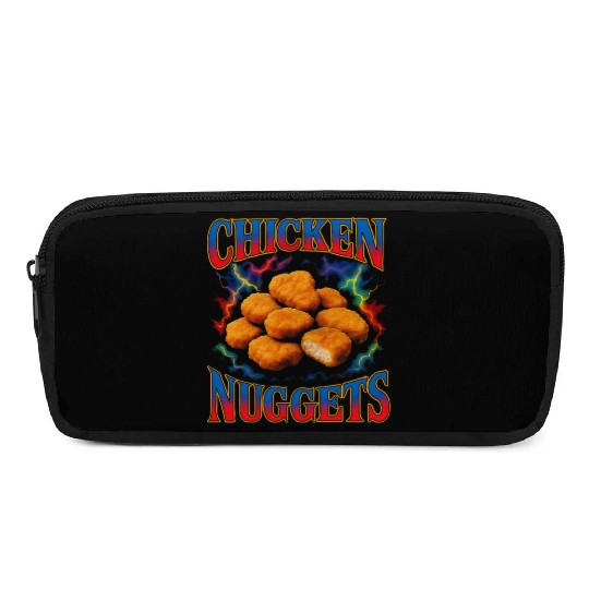 Chicken Nuggets Favorite Food Weird 90s Nuggets Pencil Cases