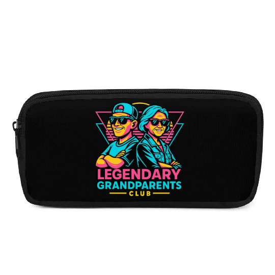 Legendary Grandparents Retro Neon Pencil Cases