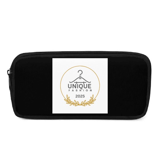 Black And Gold Minimalist Fashion Logo Pencil Cases