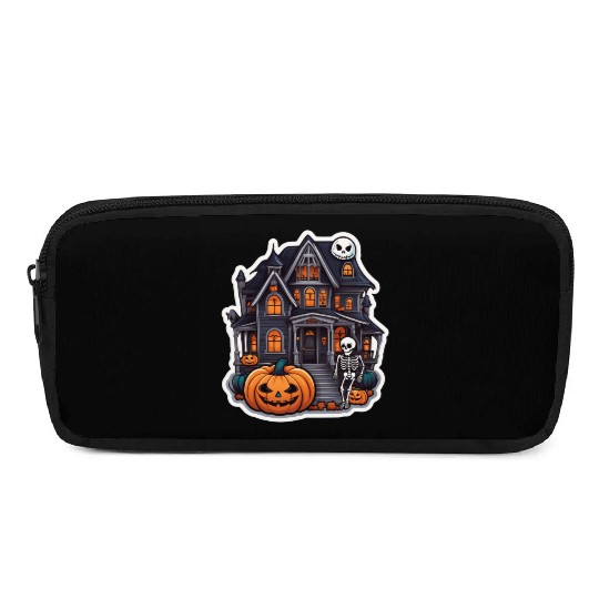 Haunted House Halloween Design Pencil Cases