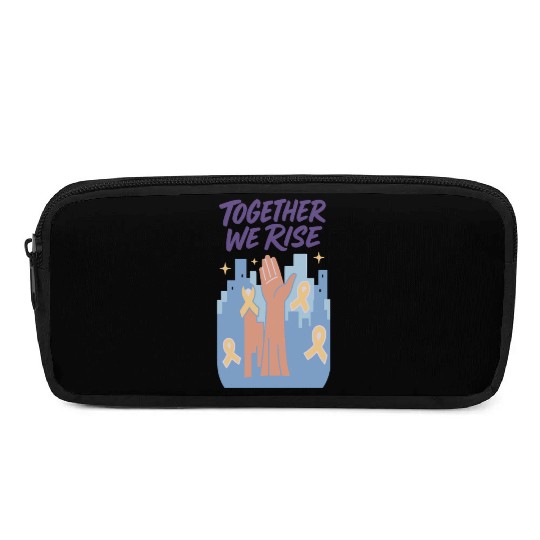 Together We Rise │ Childhood Cancer Awareness	 Pencil Cases